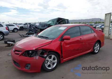 2012 Toyota Corolla S z USA, uszkodzony, nr VIN 2T1BU4EE8CC820927